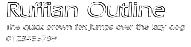 Ruffian Outline Preview
