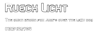 Rueck Licht Preview