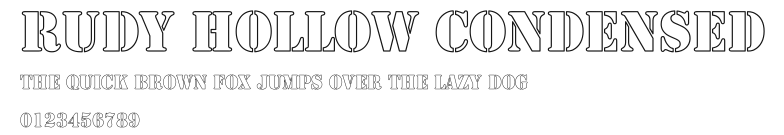 Rudy Hollow Condensed Preview