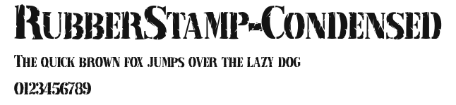 RubberStamp-Condensed Preview