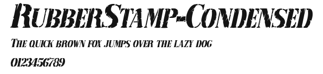 RubberStamp-Condensed Preview