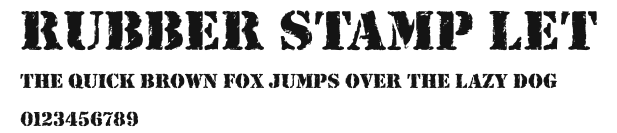 Rubber Stamp LET Preview