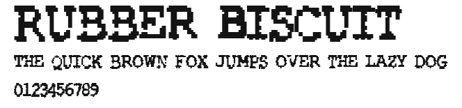 Rubber Biscuit Preview
