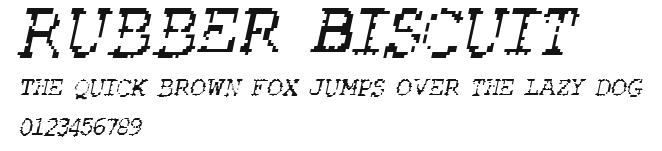Rubber Biscuit Preview