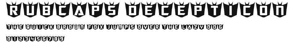 RubCaps Decepticon Preview