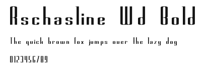 Rschasline Wd Bold Preview