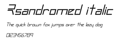 Rsandromed italic Preview