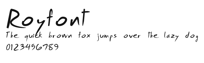 Royfont Preview