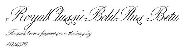 RoyalClassicBoldPlus Beta Preview