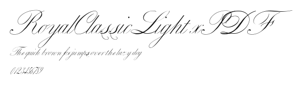 RoyalClassicLight xPDF Preview