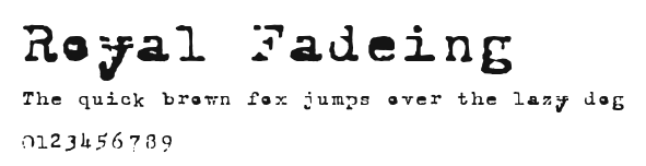 Royal Fadeing Preview