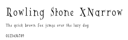 Rowling Stone XNarrow Preview