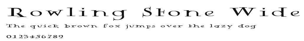 Rowling Stone Wide Preview