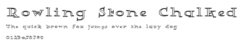 Rowling Stone Chalked Preview