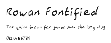Rowan Fontified Preview