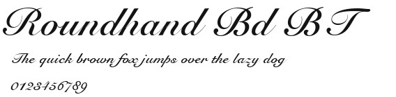 Roundhand Bd BT Preview
