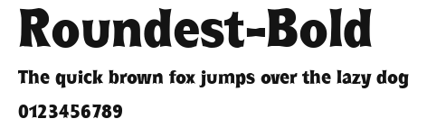 Roundest-Bold Preview