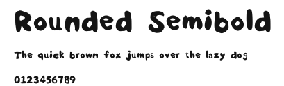 Rounded Semibold Preview