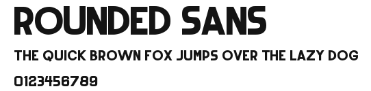 Rounded Sans Preview