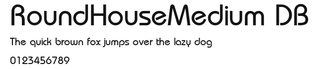 RoundHouseMedium DB Preview