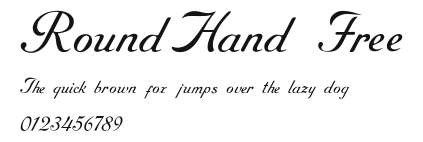 RoundHand Free Preview