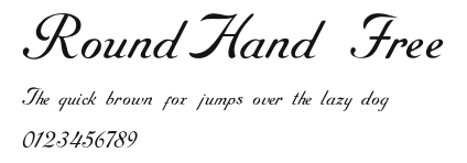 RoundHand Free Preview