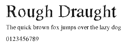Rough Draught Preview