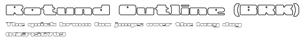 Rotund Outline (BRK) Preview