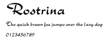 Rostrina Preview