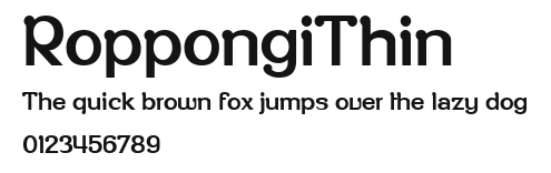 RoppongiThin Preview