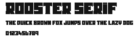 Rooster Serif Preview