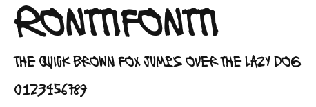Ronttifontti Preview