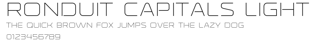 Ronduit Capitals Light Preview