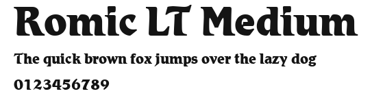 Romic LT Medium Preview