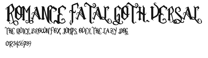 Romance Fatal Goth Versal Preview
