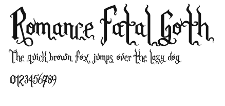 Romance Fatal Goth Preview