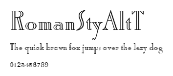 RomanStyAltT Preview