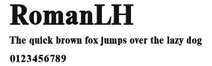 RomanLH Preview