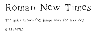 Roman New Times Preview