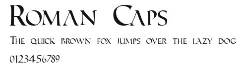 Roman Caps Preview