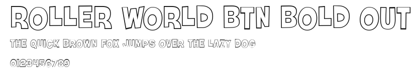 Roller World BTN Bold Out Preview