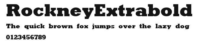 RockneyExtrabold Preview