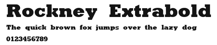 Rockney Extrabold Preview