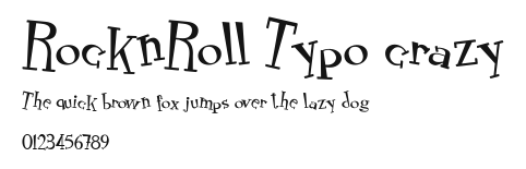 RocknRoll Typo crazy Preview