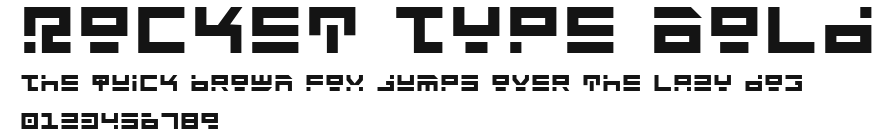 Rocket Type Bold Preview