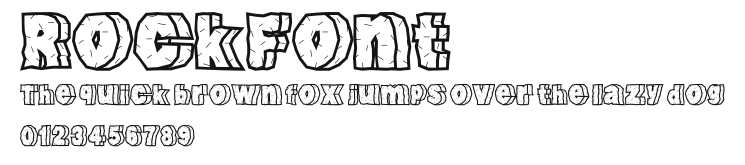 RockFont Preview