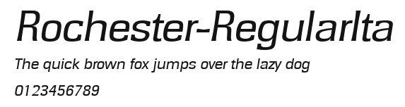 Rochester-RegularIta Preview