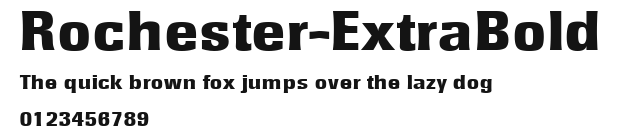 Rochester-ExtraBold Preview