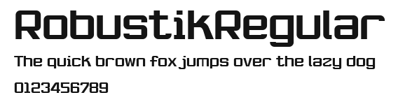 RobustikRegular Preview