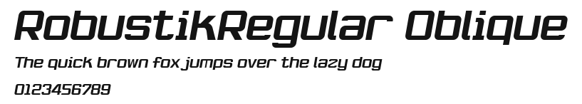 RobustikRegular Oblique Preview